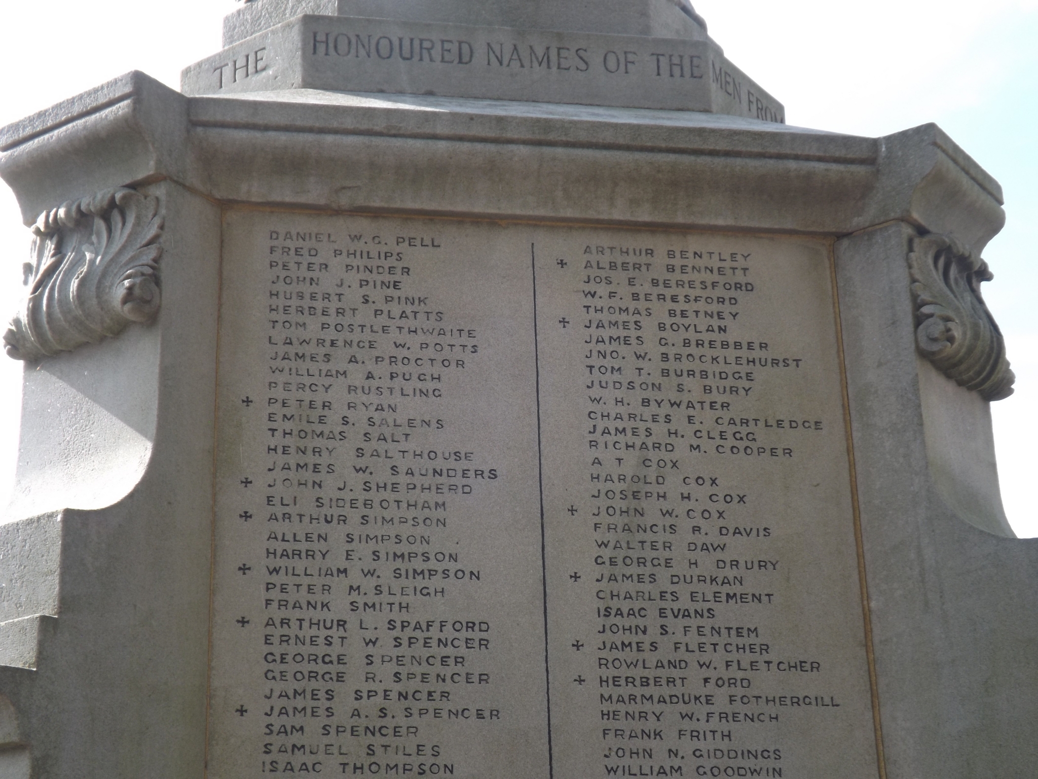 Chapelenlefrith Memorial War Memorials Online